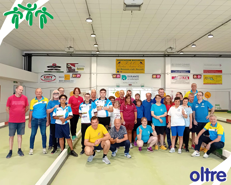Team Bocce in campo oggi al bocciodromo di Motta di Livenza