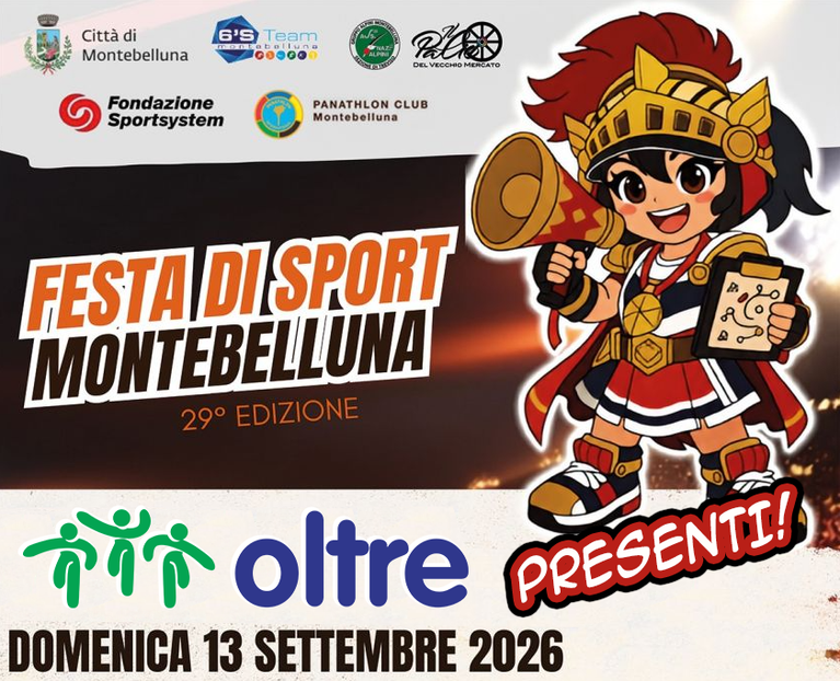 OLTRE A.S.D. APS presente alla 29^ Festa di Sport di Montebelluna